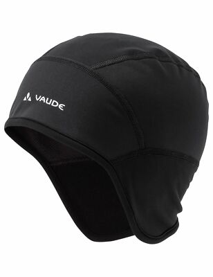 Vaude Bike WINDPROOF Cap III, Mütze für unter den Helm, schwarz, Größe: M