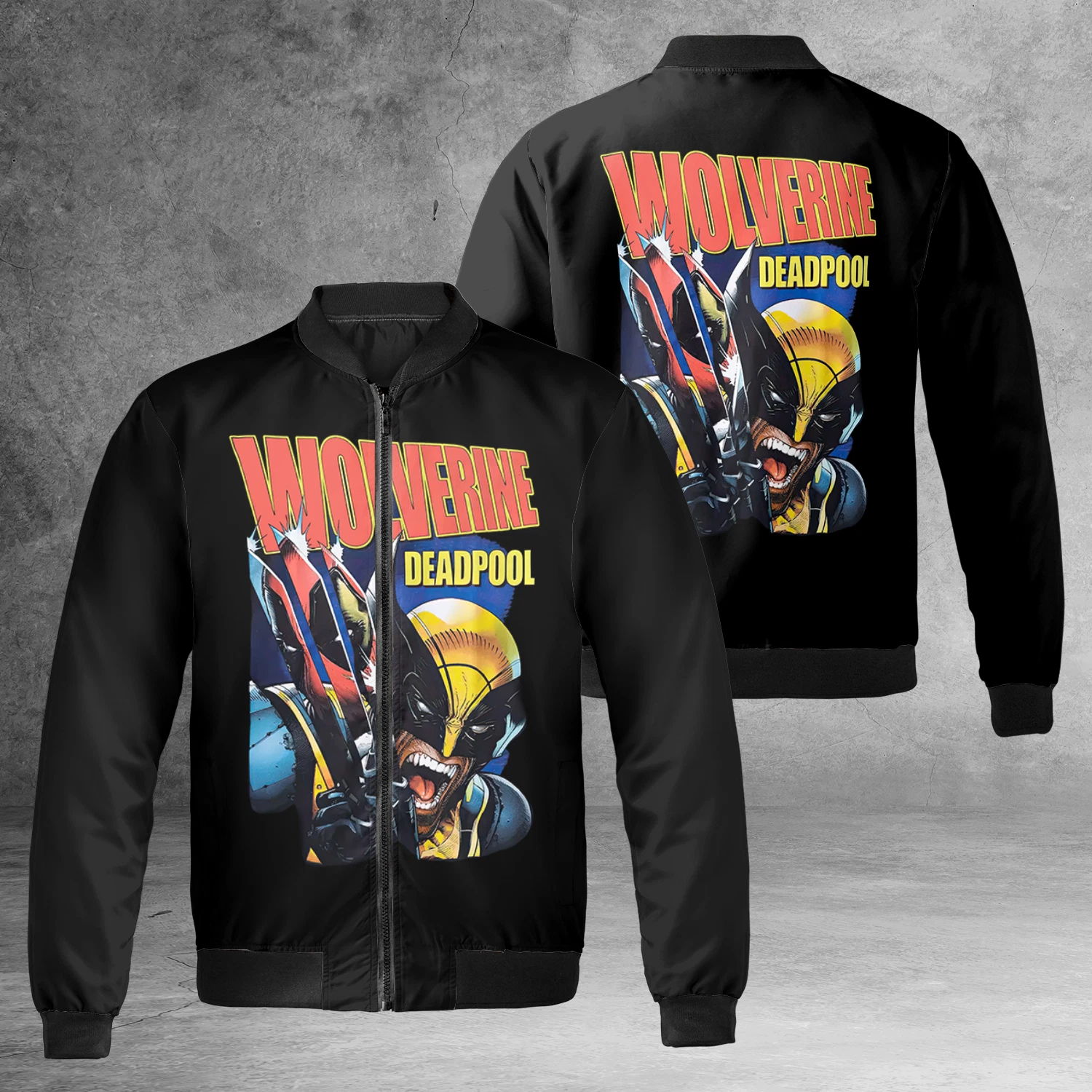 Wolverine And Deadpool Superheroes Movie X-men Fan Gift Jacket