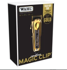 Wahl Professional 5 Star Cordless Gold Hair Clipper - 8148-700 Magic Clip