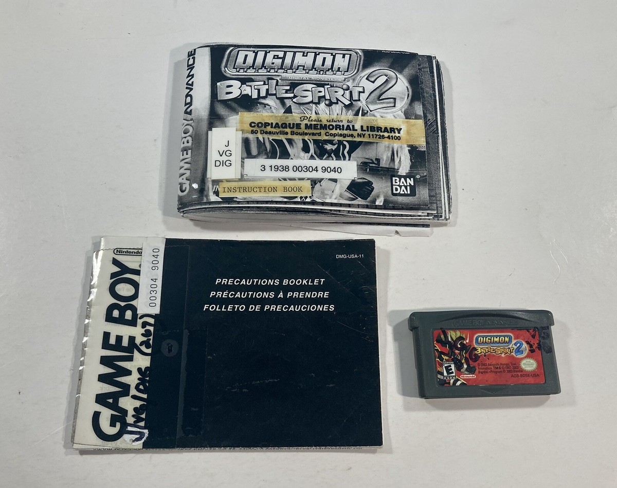 Digimon Battle Spirits 2 Sur GBA – Jeu Game Boy Advance Neuf Sous Blister