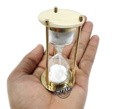 Mini Play Timer Sand Hourglass Sand/Clock Shiny Ornament For Desk/Table Mom/Dad