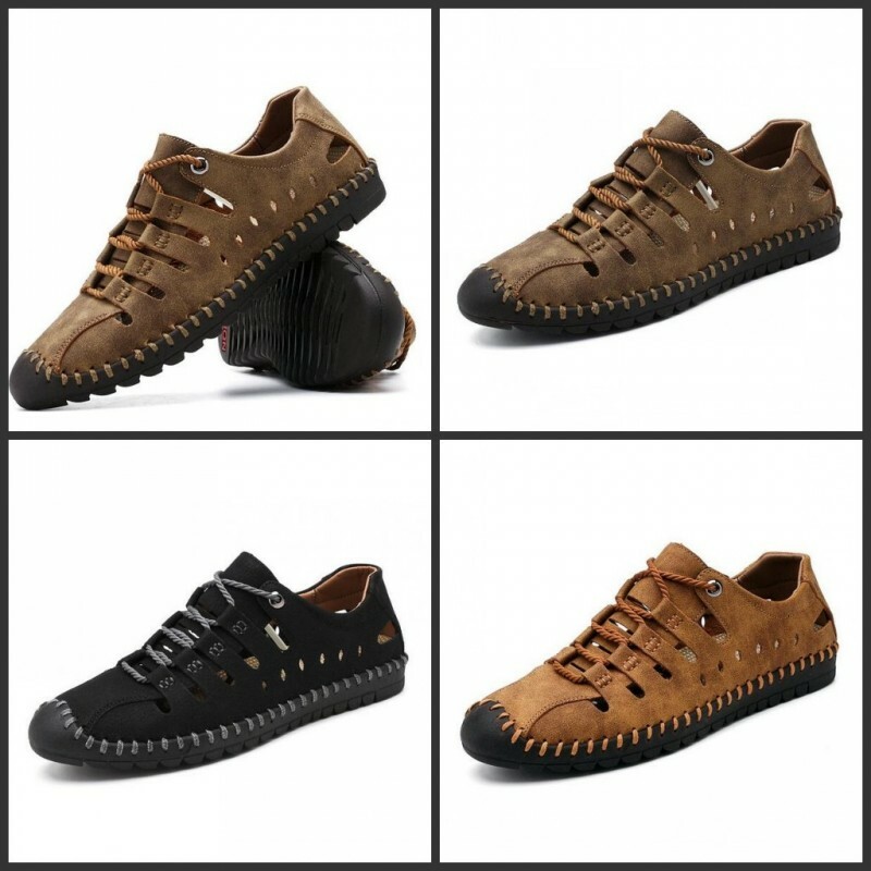 SAOLA Scarpa uomo chic scamosciata rotonda stringata scavata outdoor estate casual incrociata taglia