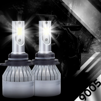 HQ 388W 9005 LED Headlight 38800LM Car White Beam 6000K Fog Bulbs Kit Dual Sides