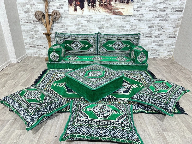 Arabic Majlis Oriental Seating Area Sofa Cushions