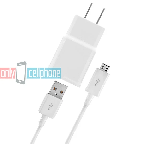 NEW Original Samsung Wall Home Charger Rapid 2A 5FT Data Cable for Galaxy S4 S3 - Image 2 of 4