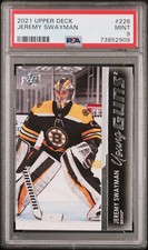 2021 Upper Deck Hockey Series 1 #226 Jeremy Swayman PSA 9 MINT  Boston Bruins