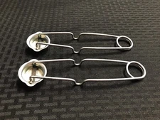 (Lot of 2) SHURLITE Stainless Steel Single Flint Spark Striker Lighter 3001