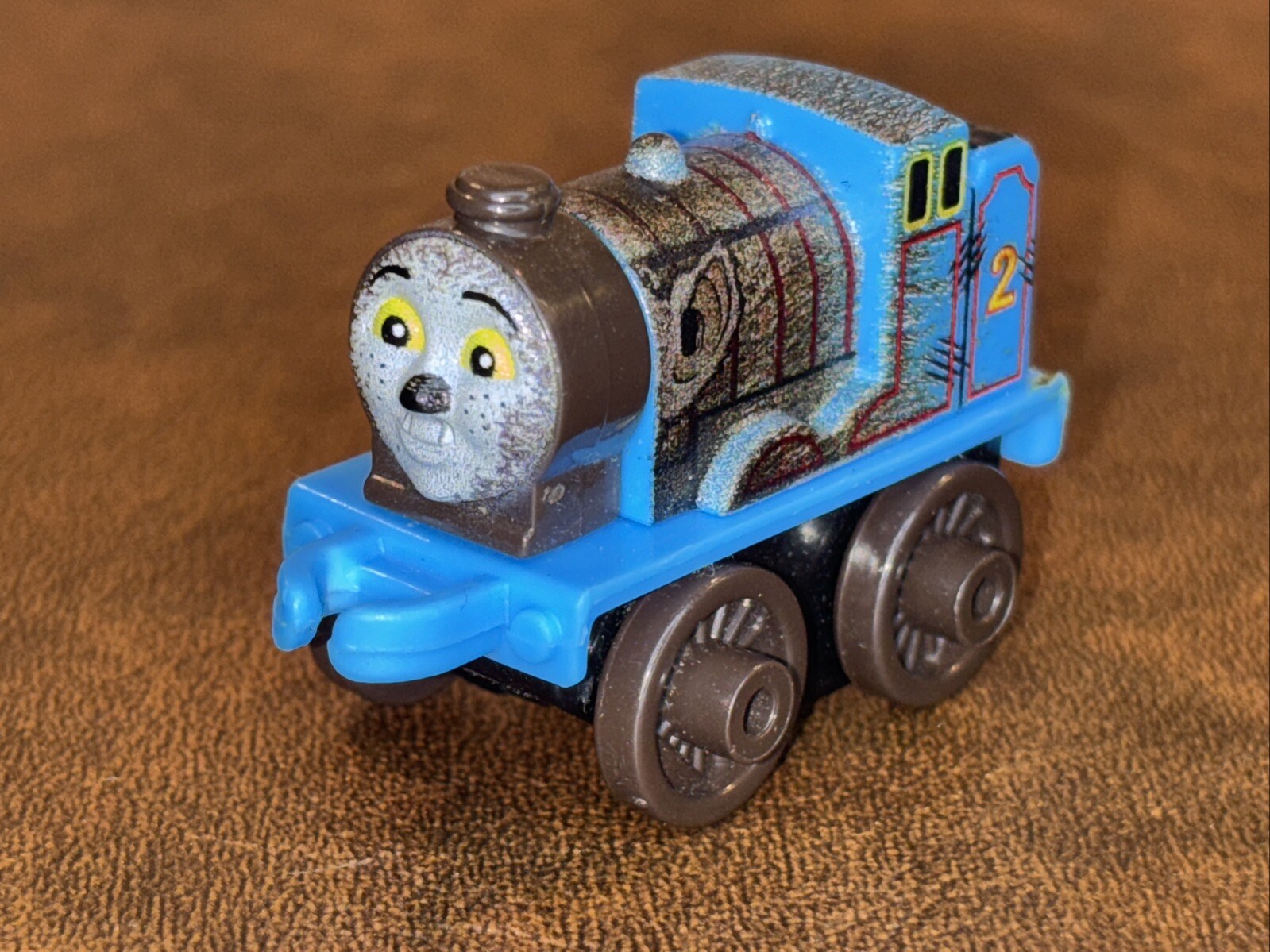 ‘14 Thomas The Train TrackMaster Small Push Along DieCast PVC Train #J31A Edward