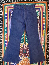 Vtg 70s Maverick Jeans Bell Bottoms Flare Leg Size 27