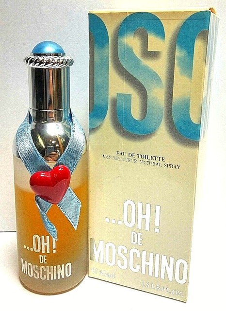 OH! DE MOSCHINO 1.5oz/45ml EAU DE TOILETTE SPRAY 25% used
