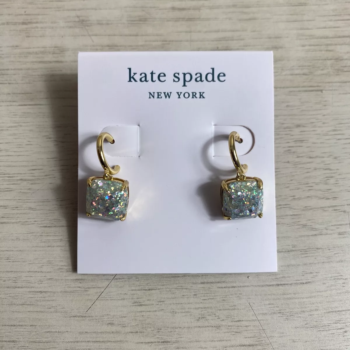 Kate Spade New York Gold Mini Pearl Huggie Earrings