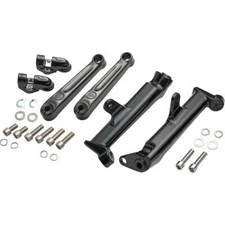 Ciro 60621 Black Extended Frame Mounted Adjustable Highway Peg Mount