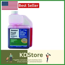 Reliable 2-Cycle Engine Oil Mix – 16 oz. Tip & Measure Plastic Bottle for Cha...