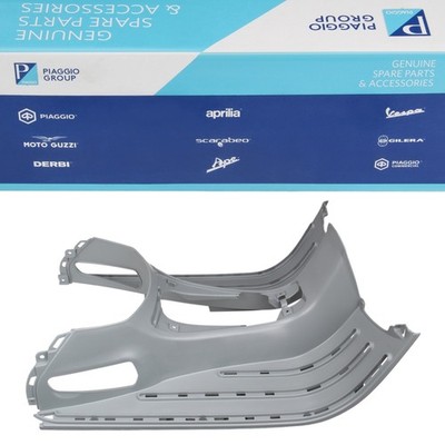 1B0069536 Verkleidung weiß Trittbrett für Vespa GT 125 200 L / GTS 125 200 300
