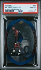 1996 SPX HOLOVIEW HEROES #H6 ANTONIO MCDYESS PSA 8
