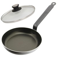 Skk Pfanne Ø 24 Cm Induktion Kleine Profi Bratpfanne Keramik-Antihaft Mit Deckel