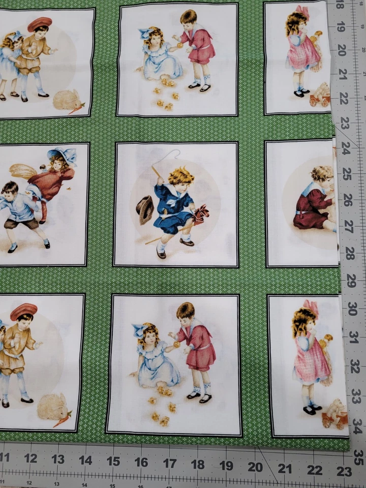 Tela de algodón Precious Memories Squares Bessie Pease 5"x5" cuadrados = 42 bloques Foto 2 de 2