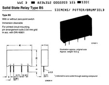Solid State 380V 5A AC Relais 4-20V DC Relay V23103-S2333-B105 SIEMENS DC/AC