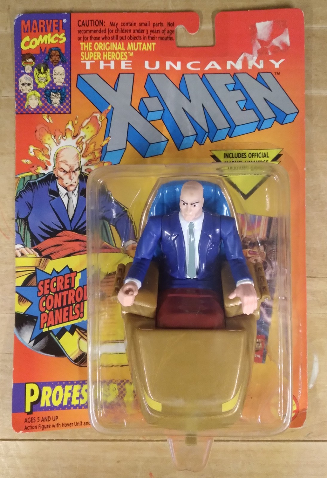 The Uncanny X-men Professor X Figure Toy Biz 1993 Marvel Comics New