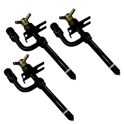 Pack of Three New Fuel Injectors Fits Kubota D1402 17391-53000 3 Cylinder Engine