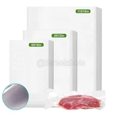 6"x10" 8"x12" 11"x16" Vacuum Sealer Bags Food Saver Sealing Machine Kitchen Bag