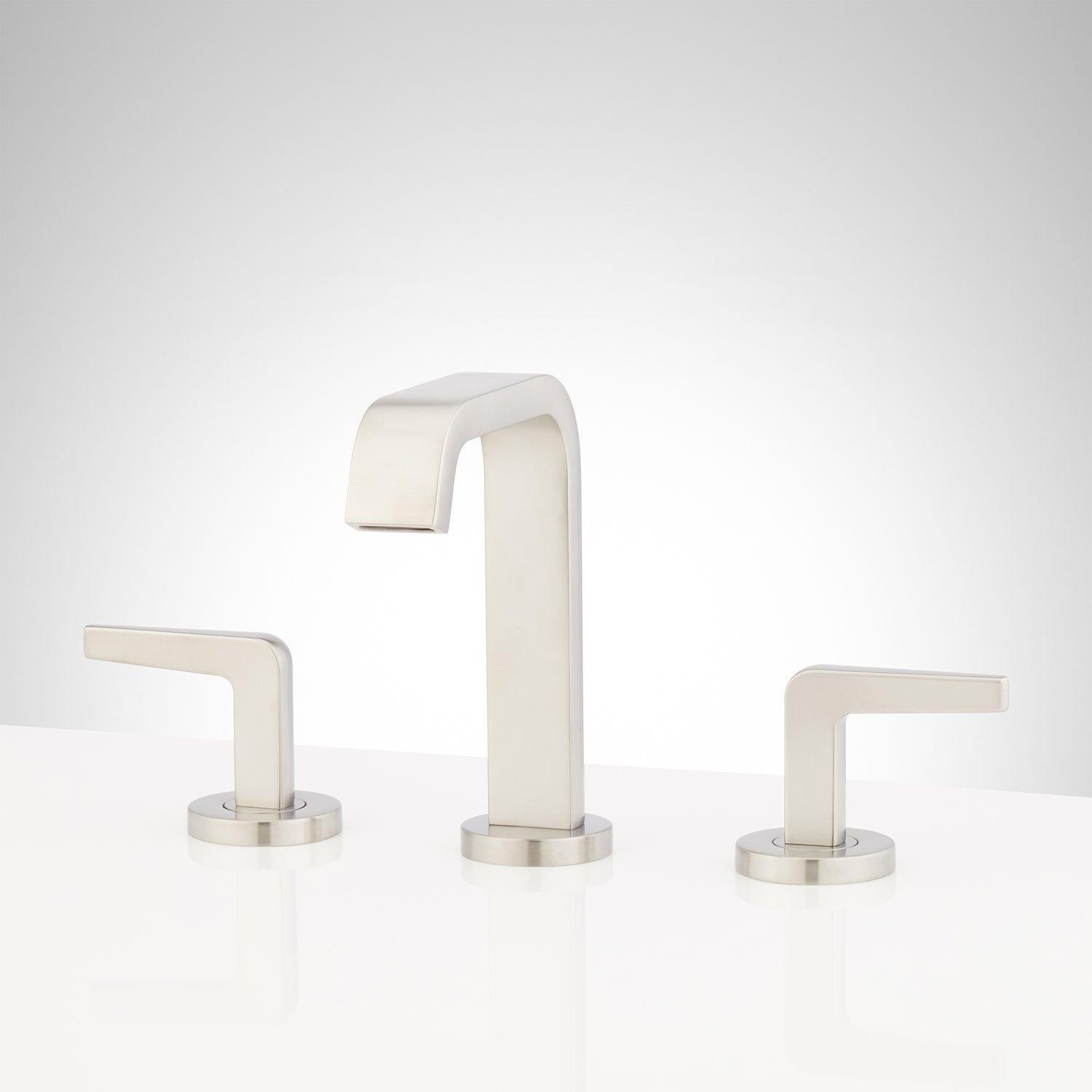 Signature Hardware SHWSCDR807ZBN Drea 12 GPM Widespread Bathroom Faucet with 45990₽