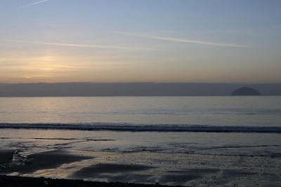 Photo 12x8 Ainslie Shore Girvan You can just see the Ailsa Craig on the mi c2018