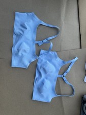 Lot of 2 Women's Unlined Bralette - Auden Bra, BLUE Size XL