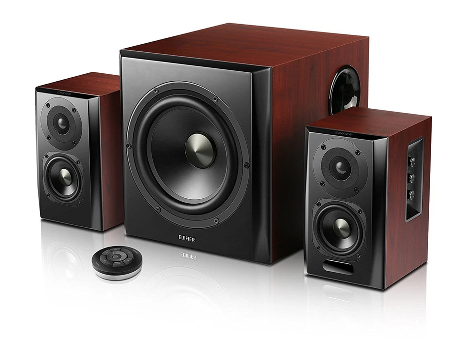 EDIFIER S350DB 2.1 BT Soundsystem Lautsprecher System Holz Subwoofer