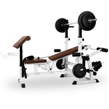 KLARFIT: PROFI HANTELBANK KRAFTSTATION TRAININGSBANK FITNESS MULTI GYM STATION