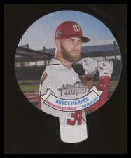 2019 TOPPS HERITAGE BRYCE HARPER 15 1970 CANDY LIDS WASHINGTON NATIONALS