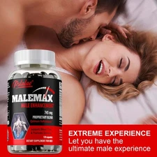Malemax Male Enhancement Capsules - Maca, L - Arginine - Testosterone Booster
