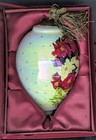 Ne' Qwa Art Christmas Ornament: Poinsettia Topiary, Hand Painted Inside Glass — photo 5