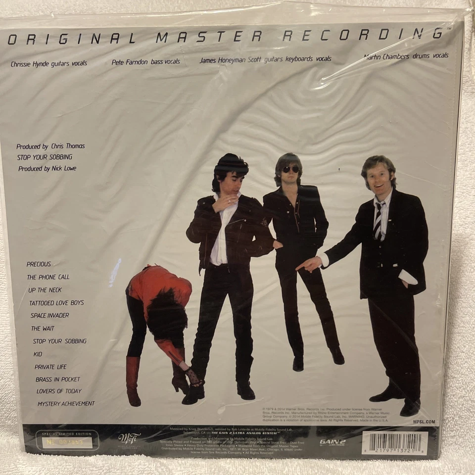 The Pretenders (1979) MFSL Master Recording Sealed LP 180 GM VINYL : Mo-Fi - Image 2 of 4