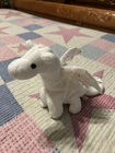 TY Beanie Baby MAGIC the White Dragon Vintage Ty Beanie Babies Plush Toy
