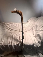 Hand Crafted Wooden wizard Staff With Crystal , 53 Inches