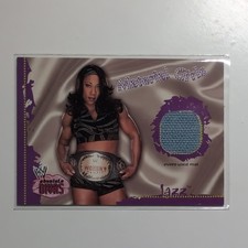 fleer 2001 WWE ULTIMATE DIVAS JAZZ ring mat relic card  wrestlemania x8 WWF TNA
