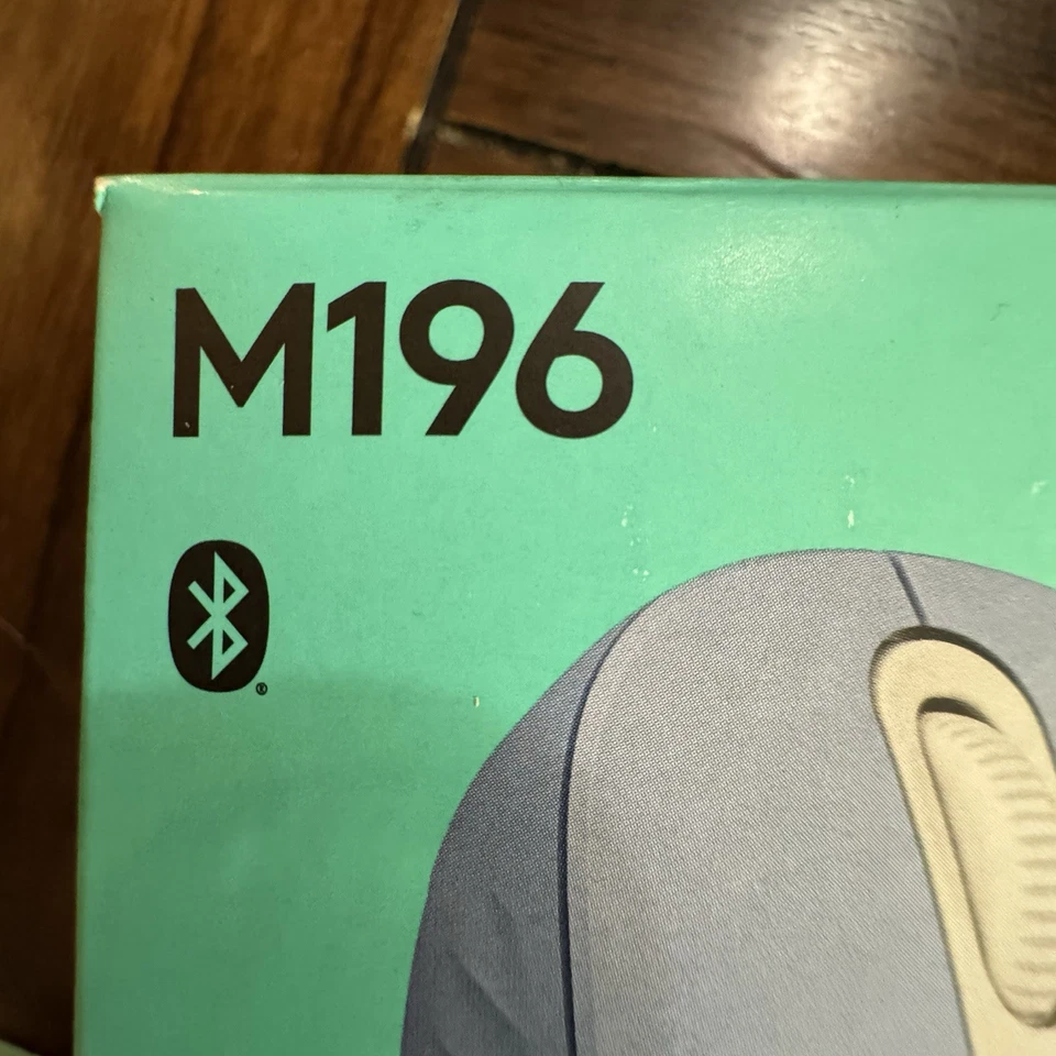 Logitech M196 Wireless Optical Mouse Lightweight, Blue  C9 - Image 2 of 4