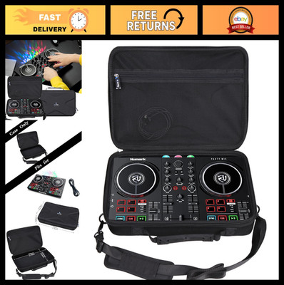 Protective Case for DJ Controllers - Hard Travel Organizer for Numark & Hercules