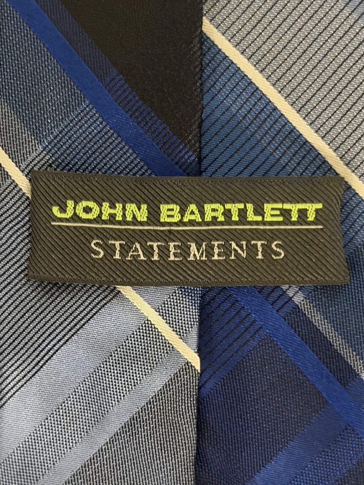 JOHN BARTLETT - STATEMENTS Tie Blue Pattern - image 3