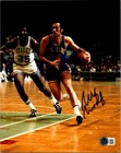 BILL BRADLEY SIGNED 8X10 PHOTO BECKETT BAS COA NEW YORK KNICKS 1