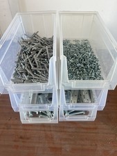 Stackable Storage boxes plastic bins garage workshop craft hobby lego  BIGDUG