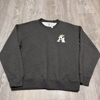 Women s Adidas X Moomin Gray Sweater Exclusive Sz X-Small Rare