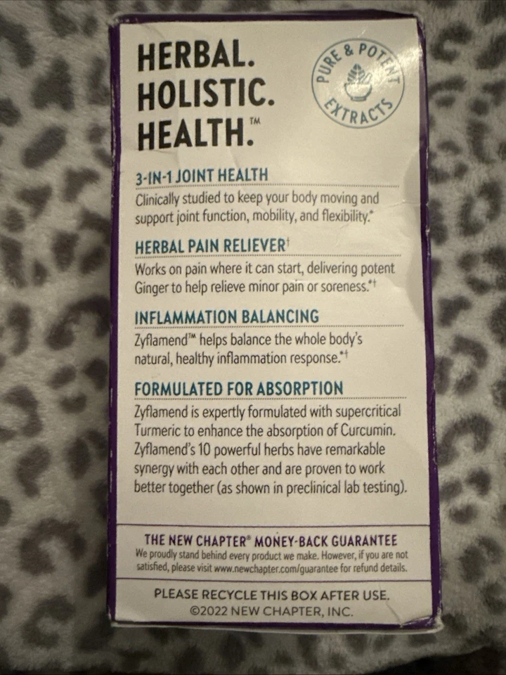 Alivio del dolor a base de hierbas Zyflamend 180 unidades nuevo en caja. ¡Oferta! ¡Precio con descuento! Foto 3 de 4