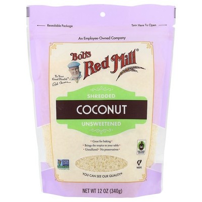 Shredded Coconut, Unsweetened, 12 oz (340 g)