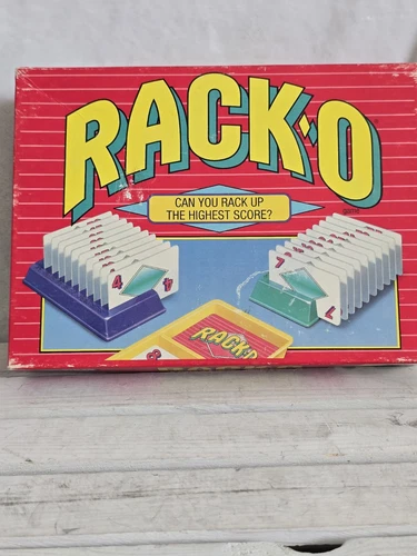 Vtg. Rack-O High Score Card Game 1992 Parker Brothers Complete with Instructions
