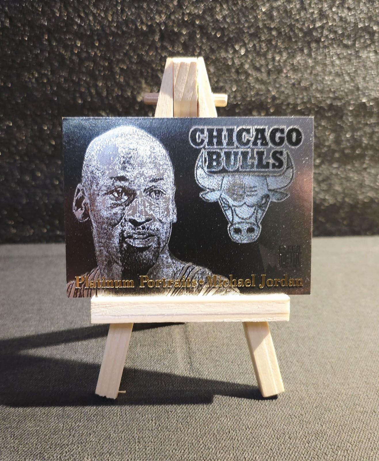 1996-97 Fleer Metal - Platinum Portraits Michael Jordan #5