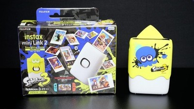 Fujifilm Instax Mini Link 2 Cheki Smartphone Drucker mit Nintendo Splatoon 3 ...