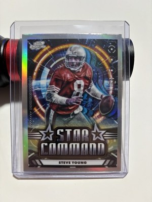 2024 Topps Cosmic Chrome Star Command Steve Young #SC-23 49ers NFL ...
