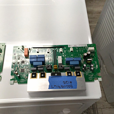 She Induction Cooking Board PCB 8001157167 w/ Heat Sink & Relays, Green
